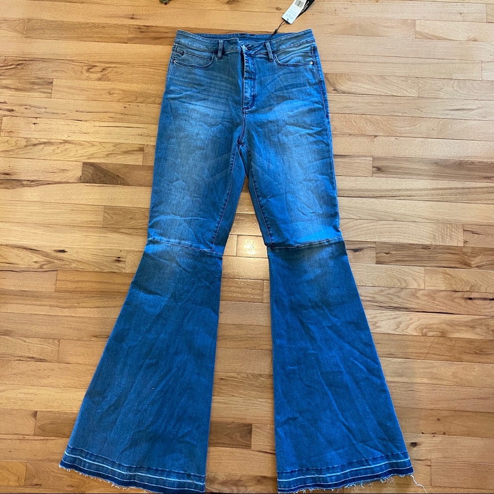 Blue Women's Flared Jeans